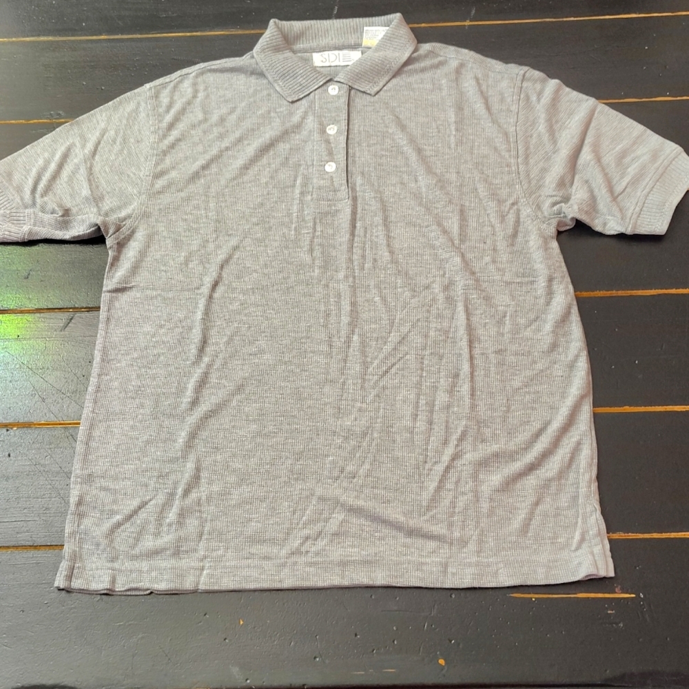 Gray Polo Shirt SDI VINTAGE WOMEN'S